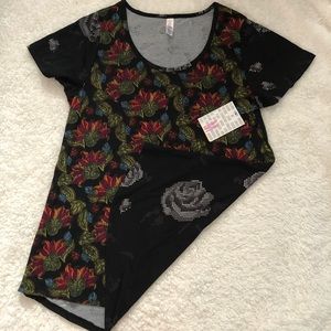 NWT - Lularoe Classic Tee Top (Duo Floral print)